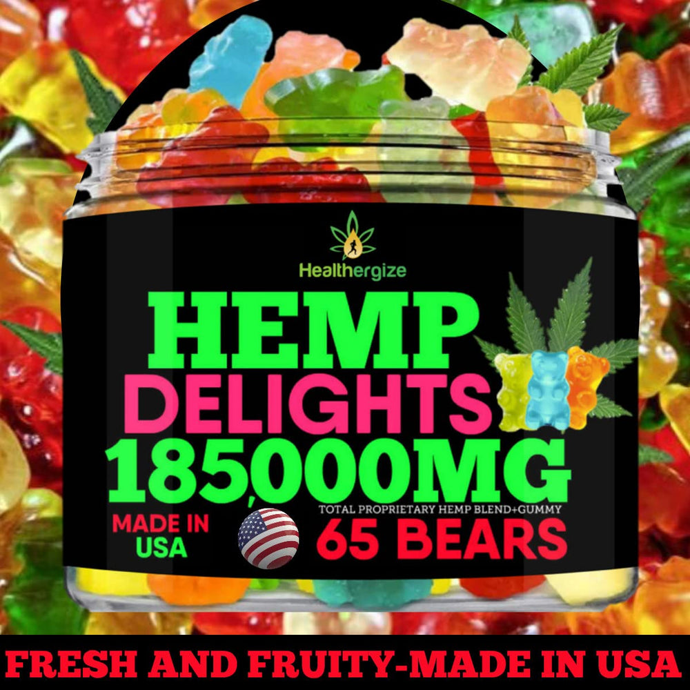 Healthergize-sleep-support-gummies: a possible option for evening routines with natural hemp.
