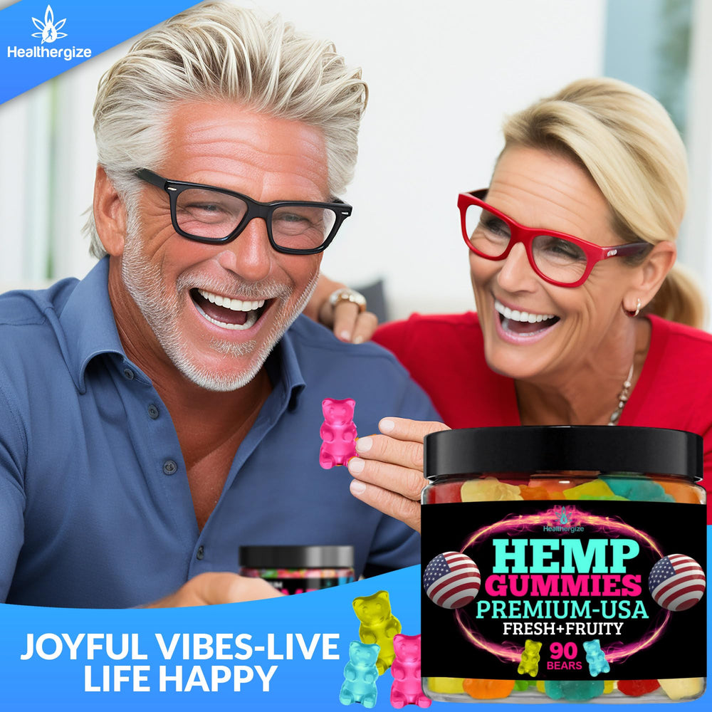Healthergize US-made gummy bears: high-quality hemp for daily balance