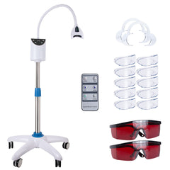 Healthible Teeth Whitening Lamp on adjustable stand for precise, comfortable sessions