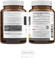 Healths Harmony 90-day supply bottle offers a convenient long-term option.