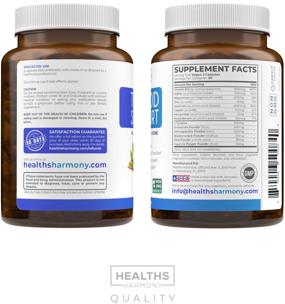 Healths Harmony three-month supply label emphasizing extended use