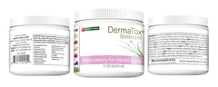 Healthy Habits DermaTox label highlights all purpose skin nourishment
