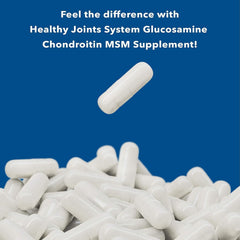 Healthy Joints System glucosamine-chondroitin-msm tablets on label suggest joint support