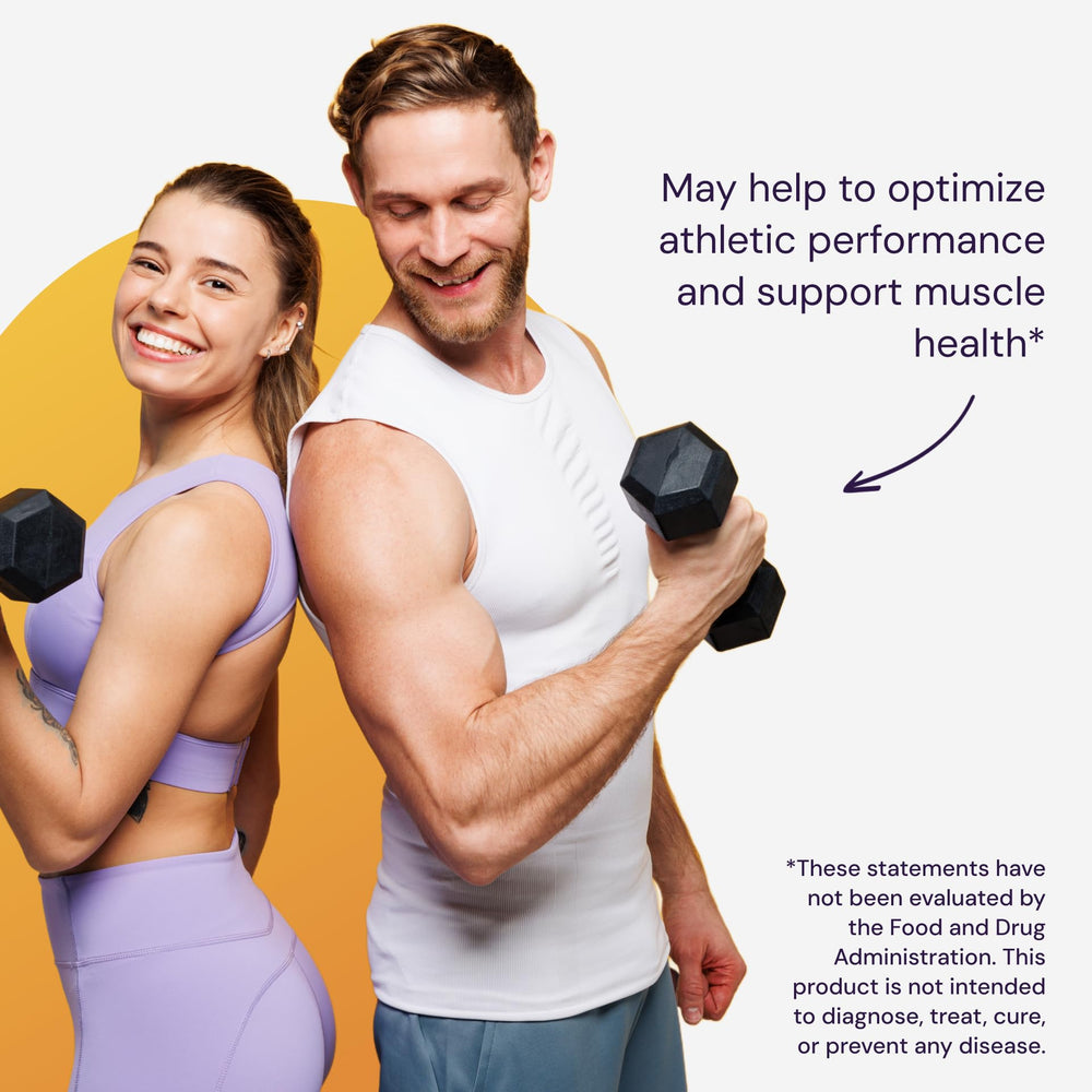 Healthy Origins Creatine bottle side view ready for daily training routine.