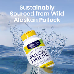 Healthy Origins Omega-3 label shows EPA/DHA