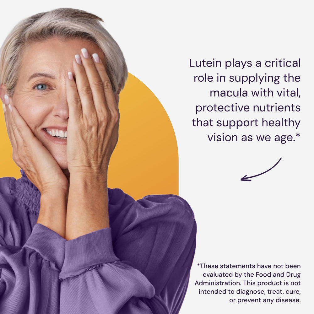 Lutemax 2020 emphasized on the label for clinically studied eye support.