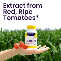 Tomato carotenoids visual with Healthy Origins Lycopene for antioxidant support.