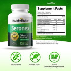 Healthy Shelter Seronex Vitamin B6 capsules for immune regulation and skin support