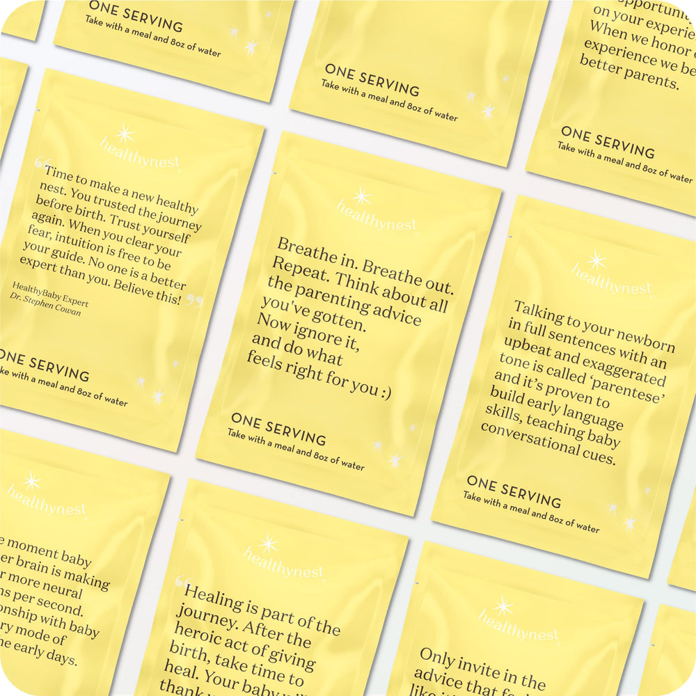 HealthyNest choline capsules focusing on cognitive and nerve health support.