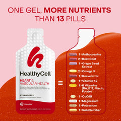 HealthyCell beet root powder close-up highlight for nutrient blend.