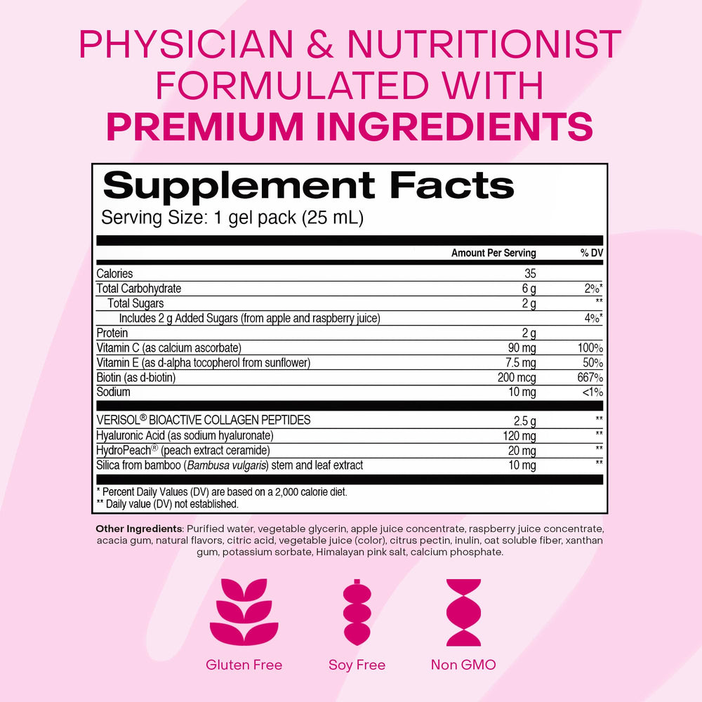 HealthyCell gluten-free, non-GMO gel packs for clean daily nutrition.