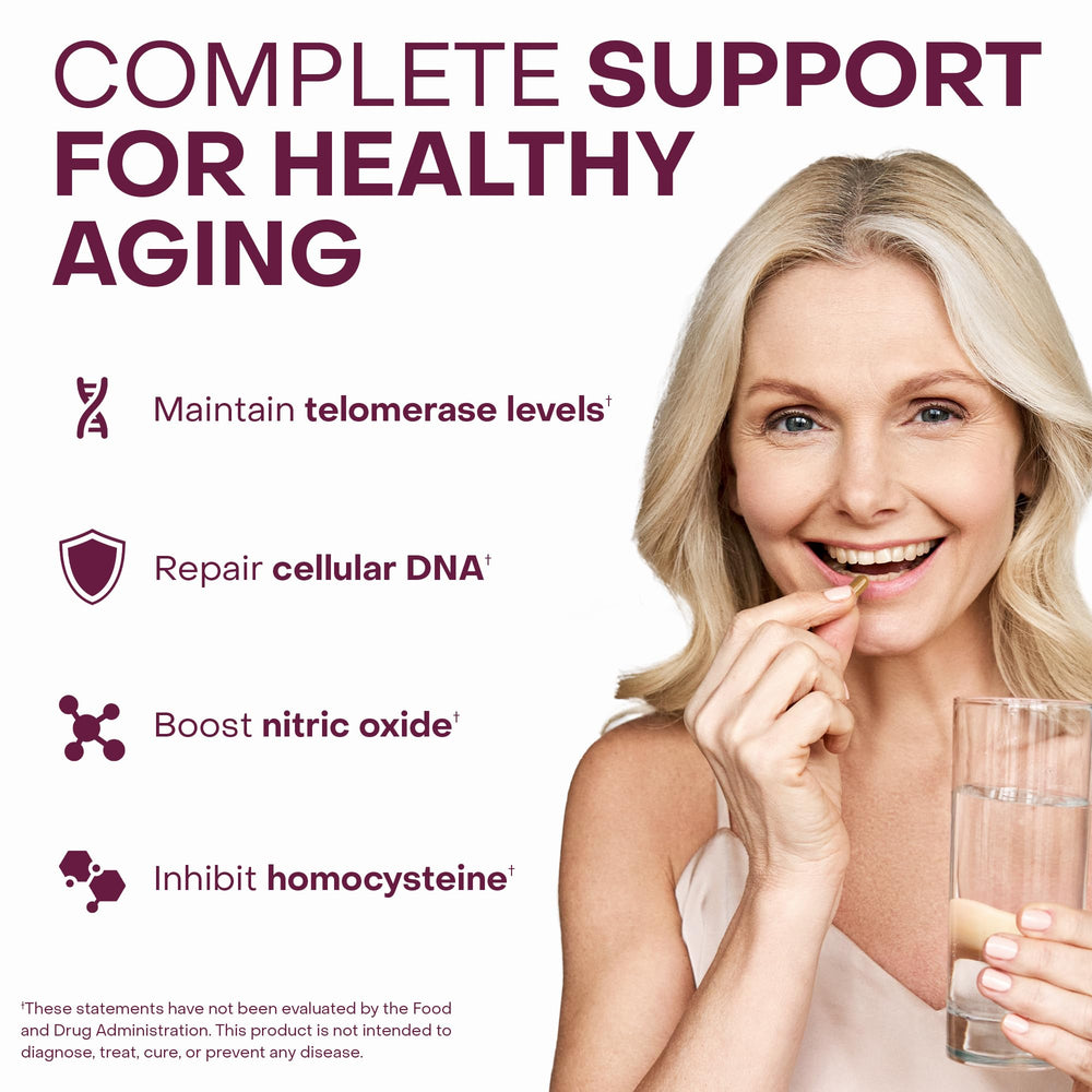 Healthycell Telomere Length Supplement capsules for daily vitality
