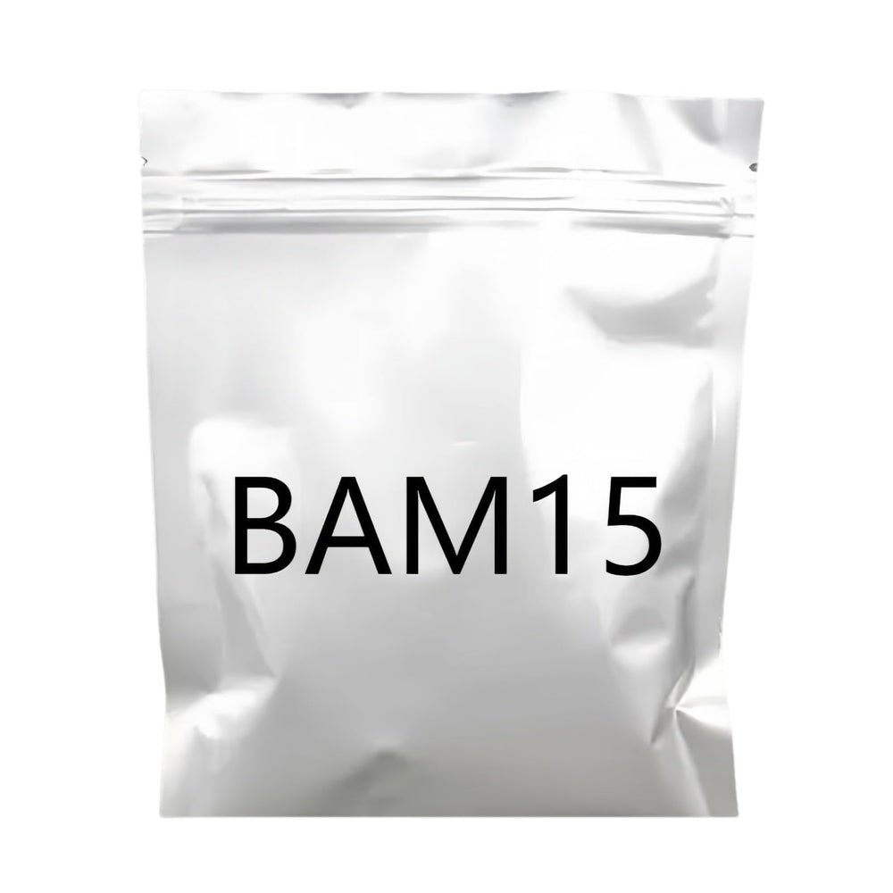 HealthyFinds BAM15 lab vial illustrating precise handling in experiments