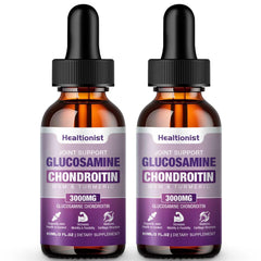 Healtionist glucosamine chondroitin liquid drops bottle—premium joint support for everyday movement.