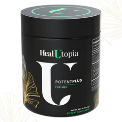 HealUtopia PotentPlus capsules bottle for daily vitality and energy