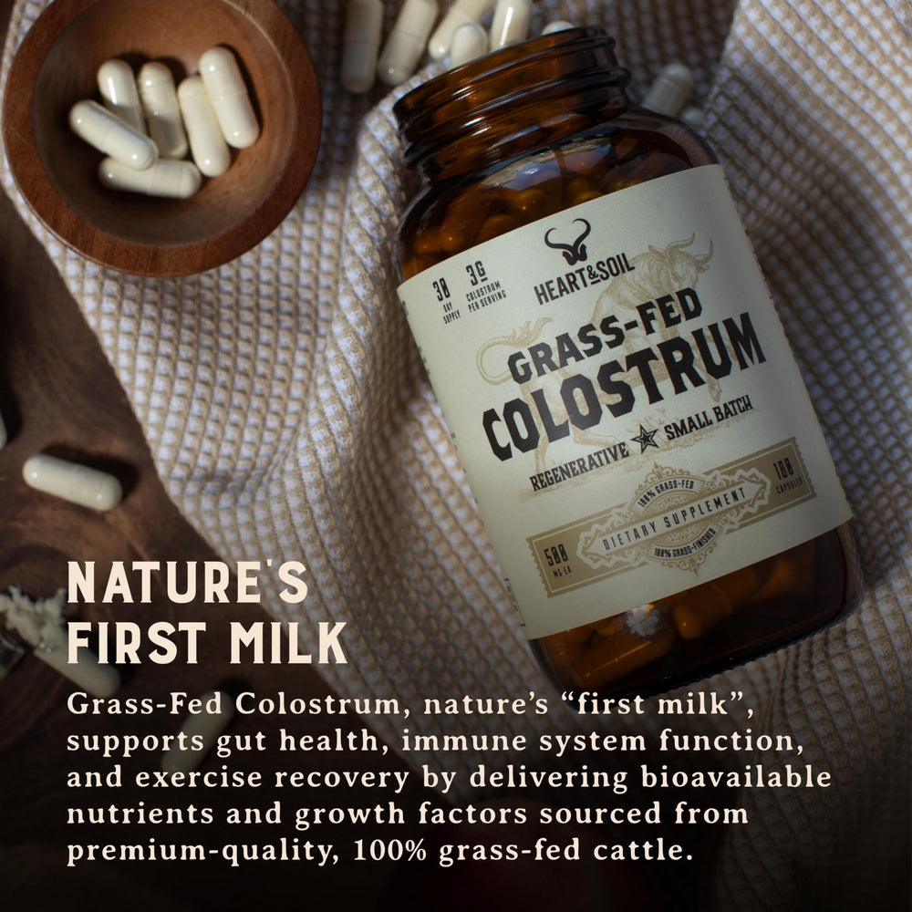 Heart & Soil capsules after workout scene for recovery support