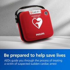 HeartStart adult SMART Pads preinstalled providing feedback and adaptive prompts