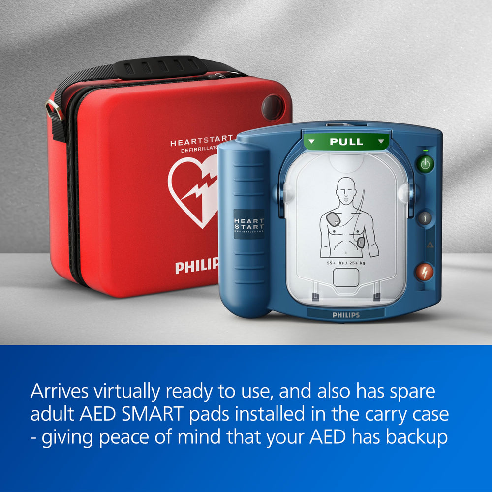 HeartStart OnSite quick setup guide aids fast familiarization.