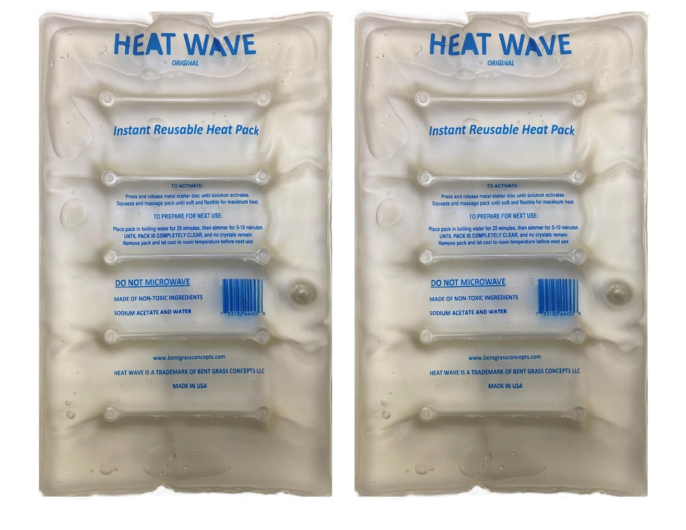 Heat Wave Clear 2-Pack front view in packaging for quick warmth and readiness.