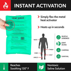 Heat Wave Clear 2-Pack neck and shoulder use for targeted warmth.