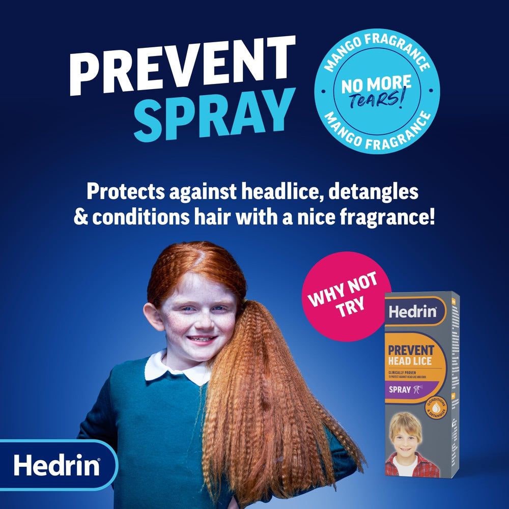 Odour-free Hedrin Once Liquid Gel formula close-up