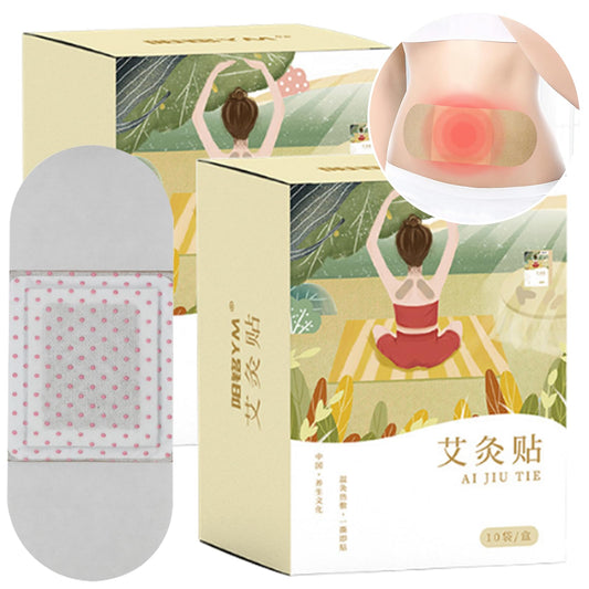 Hee Creek patch applied to the neck delivers gentle warmth and comfort