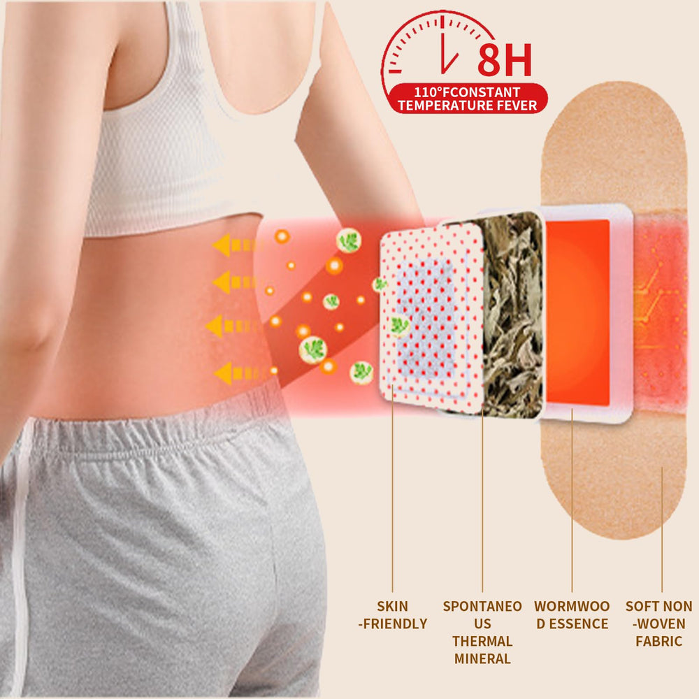Hee Creek patch on the waist targets midsection warmth during work