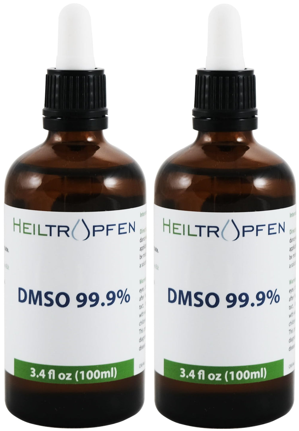 Heiltropfen DMSO bottle with dropper for precise dosing.