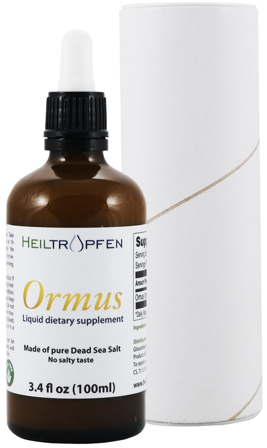 Heiltropfen Ormus 3.4 oz bottle: compact and travel-ready.
