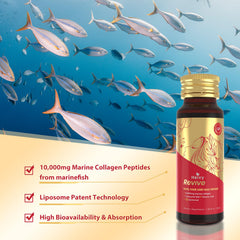 Heivy Liposomal Liquid Collagen GMP-certified packaging close-up.