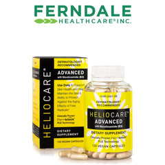 Label highlights vegan and gluten-free formula from Heliocare.