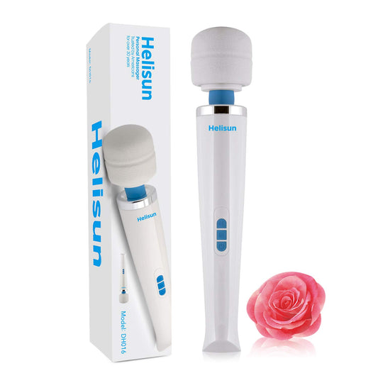Helsun handheld massager for neck with portable design and deep relaxation.