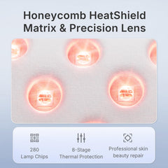 Hello Face red light mask portable battery for cordless sessions