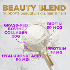 Hello Lovely collagen with hyaluronic acid and biotin for skin and hair support.