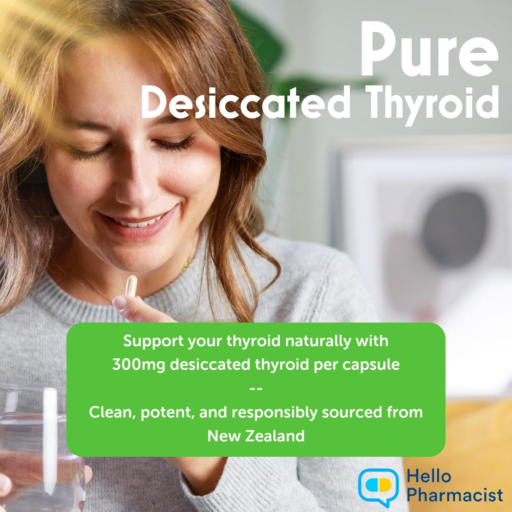 HelloPharmacist 60-capsule bottle for ongoing thyroid support