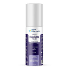 HelloPharmacist Progesterone Cream 3 oz bottle, unscented and easy to apply.