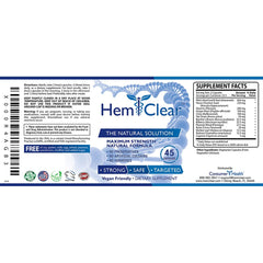 HemClear manufacturing stamp indicates USA origin and GMP-compliant quality.