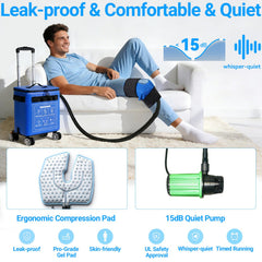 Hemei9319 knee ice machine control panel shows timer and speed settings for customization.