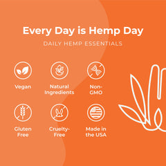 Hemp & Hand packaging presented as gift-ready for convenient wellness moments.