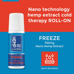 Roll-On applicator in use delivering deep relief to joints