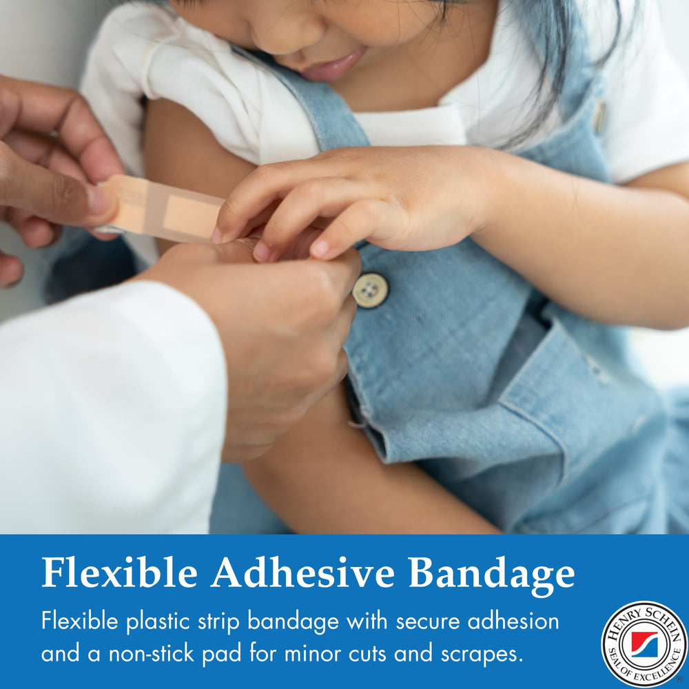 Henry Schein bulk case of 1,500 bandages supports busy facilities.