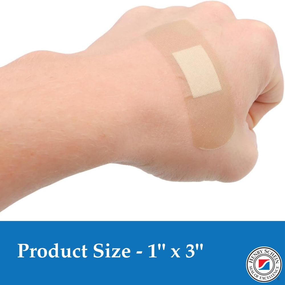 Henry Schein sterile bulk bandages, ready-to-use coverage for high-volume facilities.