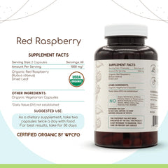 Dried red raspberry leaf display as part of natural daily routine.