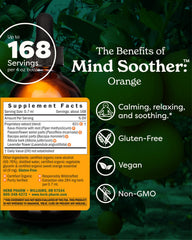 Herb Pharm Anxiety Soother bottle label showing organic herbs for mindful relief