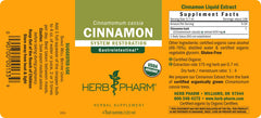 Herb Pharm Cinnamon Liquid Extract pour spout for precise daily dosing.