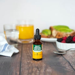 Herb Pharm Daily Immune Builder herb collection highlights key plant extracts.