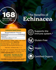 Herb Pharm Echinacea root liquid with dropper for easy dosing in daily routines.