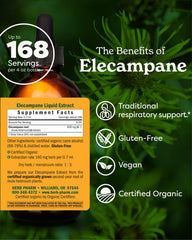 Dropper releasing Elecampane liquid for convenient use