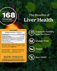 Herb Pharm Liver Health dropper ready to mix into water for easy use