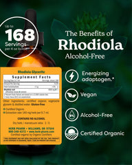 Rhodiola liquid drops being dispensed for convenient use